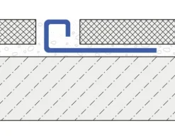 Abschlussprofil Objekt-Fliesenschiene Dural Squareline 11 mm Edelstahl 300 cm 10 er Pack