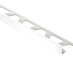 Abschlussprofil Schlüter JOLLY-P PVC, briliantweiß, Länge 250cm, Höhe 6 mm