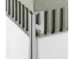 Abschlussprofil Schlüter-Quadec-E, 10mm Länge 250 cm Edelstahl