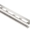 Abschlussprofil Schlüter-Rondec-E, 10mm Länge 250 cm Edelstahl gebürstet