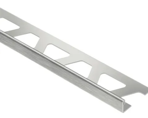 Abschlussprofil Schlüter-Schiene-EB, 8mm Länge 250 cm Edelstahl gebürstet