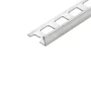 Abschlussprofil (Winkelabschlussprofil) -Edelstahl- 4,5 mm (Länge 2 m)