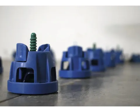Akkit Nivelliersystem Drehzylinder Quick blau Pack = 50 St