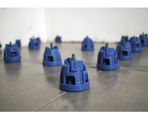 Akkit Nivelliersystem Drehzylinder Quick blau Pack = 50 St