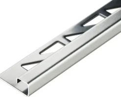 Akkit Quadratprofil Edelstahl gebürstet 300 cm x 10 mm