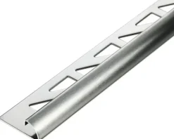 Akkit Rundprofil Edelstahl gebürstet 300 cm x 10 mm