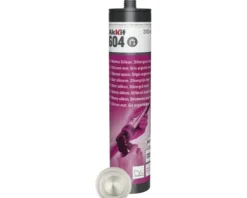 Akkit 604 Sanitär Silikon silbergrau matt 310 ml