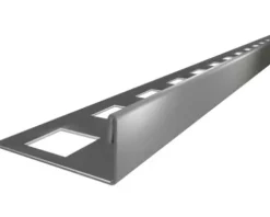 AKKIT Winkelprofil Edelstahl gebürstet Silber 250 cm x 8 mm