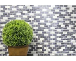 Aluminiummosaik XAM 431 mix schwarz/silber