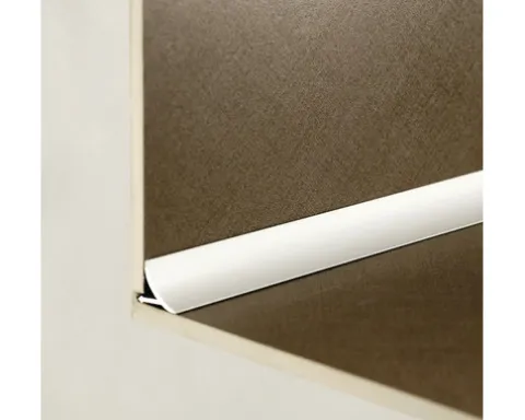 Anschlussprofil T-Cove Aluminium silber 250 cm Höhe 12 mm