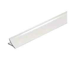Anschlussprofil T-Cove Aluminium weiß 250 cm Höhe 12 mm