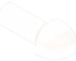 Außenecke Schlüter Rondec PVC 8mm, brilliantweiß