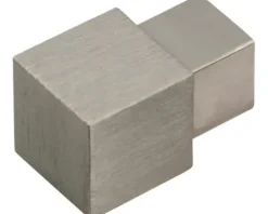 Aussenecke Dural Squareline Alu Titan bebürstet10 mm Inhalt 2 Stück