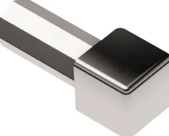 Aussenecke 90° Schlüter-QUADEC-A/ED, 10mm, Alu-Imitat chrom glänzend eloxiert, 1 Stück