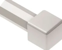 Aussenecke 90° Schlüter-QUADEC-A/ED, 10mm, Alu-Imitat natur matt eloxiert, 1 Stück