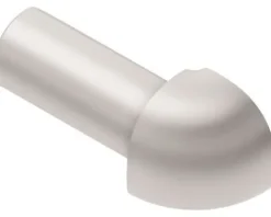 Aussenecke 90° Schlüter-RONDEC-A/ED, 10mm, Imitat Metall-Druckguss Alu natur matt eloxiert, 1 Stück