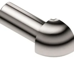 Aussenecke 90° Schlüter-RONDEC-E/ED, 10mm, Imitat Metall-Druckguss, 1 Stück
