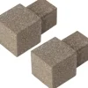 Aussenecke Squareline Aluminium beige 2 Stück