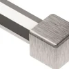 Aussen- und Innenecke 90° Schlüter-QUADEC-EB/ED, 10mm, Imitat Metall-Druckguss gebürstet, 1 Stück