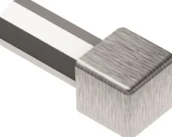Aussen- und Innenecke 90° Schlüter-QUADEC-EB/ED, 10mm, Imitat Metall-Druckguss gebürstet, 1 Stück