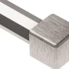 Aussen- und Innenecke 90° Schlüter-QUADEC-EB/ED, 11mm, Imitat Metall-Druckguss gebürstet, 1 Stück