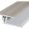 Übergangsprofil Aluminium Edelstahloptik eloxiert 13x34x1000 mm