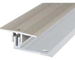 Übergangsprofil Aluminium Edelstahloptik eloxiert 13x34x1000 mm
