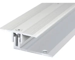 Übergangsprofil Aluminium Silber eloxiert Deckbreite 34 mm für Belagstärke 7 -16 mm 1000 mm