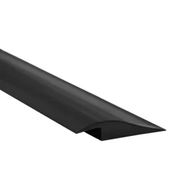 Übergangsprofil 50mm x 7mm,PVC Übergangsleiste, Höhenausgleich - 2 Meter, Schwarz