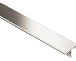 Übergangsprofil Schlüter-RENO_T-EB, 14mm Länge 100 cm Edelstahl gebürstet
