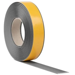 Übergangsprofil Selbstklebend 35 mm - PVC Abdeckleiste, Übergangsleiste für Türschwellen - 5 Meter, Dunkelgrau
