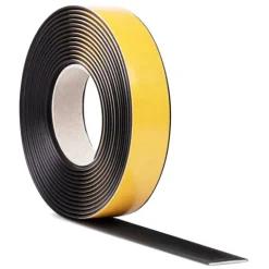 Übergangsprofil Selbstklebend 50 mm - PVC Abdeckleiste, Übergangsleiste für Türschwellen - 5 Meter, Schwarz