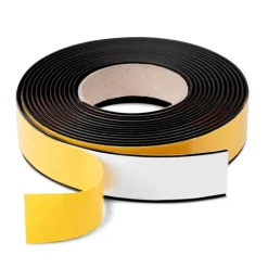Übergangsprofil Selbstklebend 50 mm - PVC Abdeckleiste, Übergangsleiste für Türschwellen - 5 Meter, Schwarz
