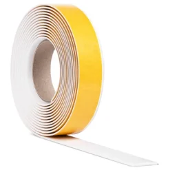 Übergangsprofil Selbstklebend 35 mm - PVC Abdeckleiste, Übergangsleiste für Türschwellen - 5 Meter, Weiß