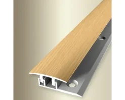Übergangsprofil 578V Alu mit Holzdekor Eiche hell 270 cm