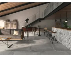 Bodenfliese Argenta Laurent concrete grau 60x60cm Betonoptik Fliese rektifiziert