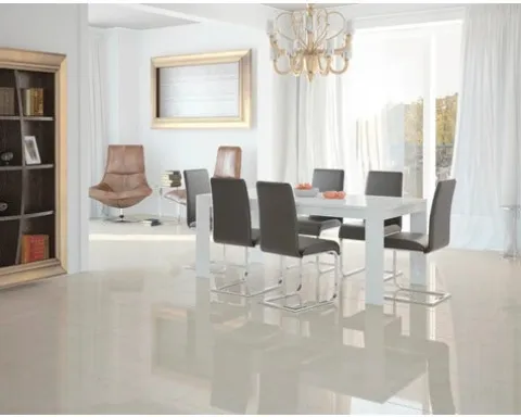 Bodenfliese Argenta Vega marfil 60x60cm glänzend rektifiziert