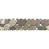 Bordüre Flusskiesel grau 5x30 cm