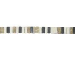 Bordüre Roma beige marmor matt 2,5x30 cm