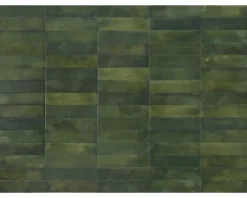 Brickfliese Zellige Mojave green brick 6x25cm