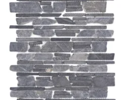 Bruchmosaik MOS Brick 210 schwarz 30,5x30,5 cm