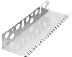 CATNIC Sockelprofil Edelstahl V2A für Fassadendämmung & WDVS System 100 mm 2500 mm x 103 mm