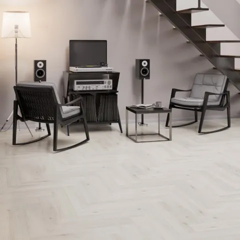 Click-Vinyl CHECK One 2492H Mühlenfeld Oak Herringbone inkl. Trittschall
