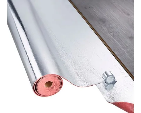 Dauerelastische Unterlagsbahn Accoustic Easy+ 8,5x1 m, 1,8 mm stark, zur schwimmenden Verlegung von Laminat und Parkett