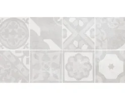 Dekorfliese Rako Extra hellgrau 20x40cm