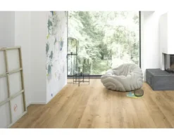 Designboden Modular ONE Eiche Pure natur Landhausdiele Klickverbindung 1285 x 194 x 8 mm