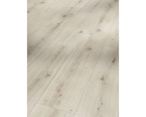 Designboden Modular ONE Eiche Urban weiß gekälkt Langdiele Landhausdiele Klickverbindung 2200 x 235 x 8,0 mm