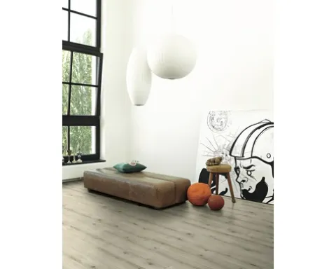 Designboden Modular ONE Eiche Urban weiß gekälkt Langdiele Landhausdiele Klickverbindung 2200 x 235 x 8,0 mm