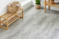 Designboden selbstklebende Designfliesen 30,48 cm x 60,96 cm in Betonoptik Grau