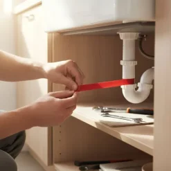 Dichtungsband Selbstklebend 25 mm - Selbstverschweißendes Isolierband, Rot - 3 Meter